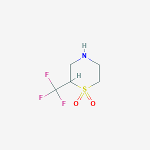 2-(Trifluoromethyl)-1lambda6-thiomorpholine-1,1-dione