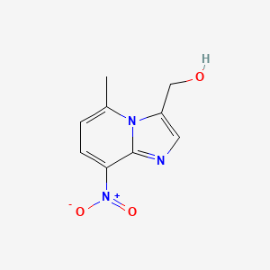 {5-Methyl-8-nitroimidazo[1,2-a]pyridin-3-yl}methanol