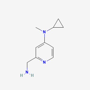 2-(aminomethyl)-N-cyclopropyl-N-methylpyridin-4-amine