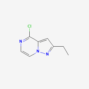 4-Chloro-2-ethylpyrazolo[1,5-a]pyrazine