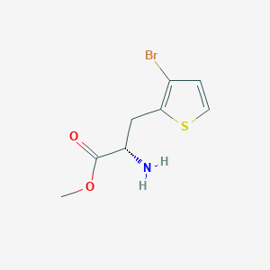 Methyl (2S)-2-amino-3-(3-bromothiophen-2-yl)propanoate