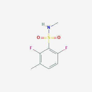 2,6-Difluoro-N,3-dimethylbenzene-1-sulfonamide