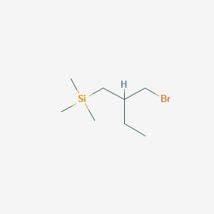 [2-(Bromomethyl)butyl]trimethylsilane