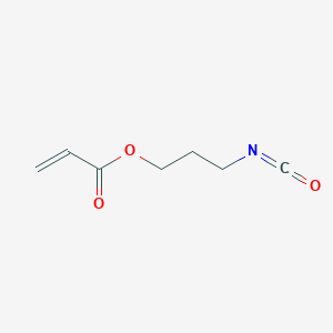 molecular formula C7H9NO3 B13193852 3-Isocyanatopropyl prop-2-enoate CAS No. 119096-71-8