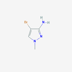 molecular formula C4H6BrN3 B131939 4-Bromo-1-methyl-1H-pyrazol-3-amine CAS No. 146941-72-2
