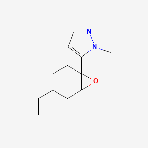 5-{4-ethyl-7-oxabicyclo[4.1.0]heptan-1-yl}-1-methyl-1H-pyrazole