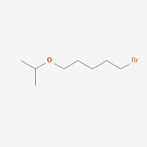 molecular formula C8H17BrO B13193942 1-Bromo-5-(propan-2-yloxy)pentane 