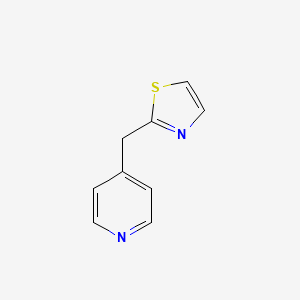 molecular formula C9H8N2S B13193967 4-(1,3-Thiazol-2-ylmethyl)pyridine 