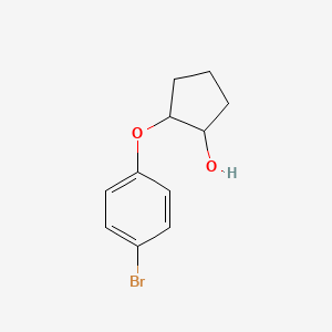 2-(4-Bromophenoxy)cyclopentan-1-ol