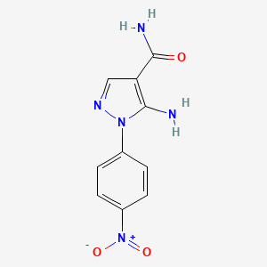 5-amino-1-(4-nitrophenyl)-1H-pyrazole-4-carboxamide