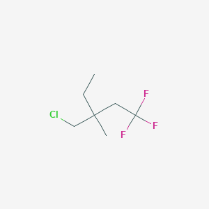 3-(Chloromethyl)-1,1,1-trifluoro-3-methylpentane