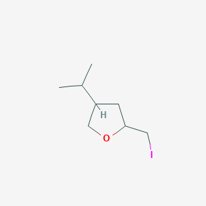 2-(Iodomethyl)-4-(propan-2-yl)oxolane