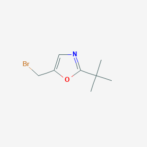 5-(Bromomethyl)-2-tert-butyl-1,3-oxazole