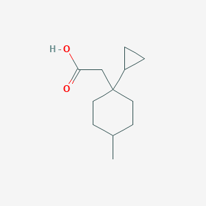 2-(1-Cyclopropyl-4-methylcyclohexyl)acetic acid