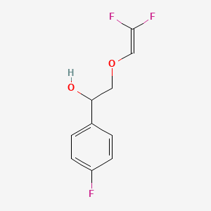 2-[(2,2-Difluoroethenyl)oxy]-1-(4-fluorophenyl)ethan-1-ol