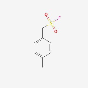 molecular formula C8H9FO2S B13194190 (4-Methylphenyl)methanesulfonyl fluoride CAS No. 110661-60-4