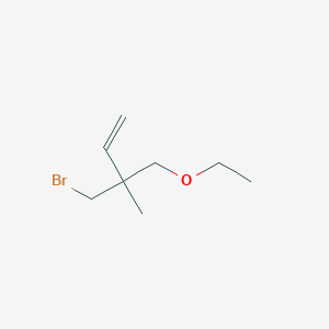 3-(Bromomethyl)-4-ethoxy-3-methylbut-1-ene