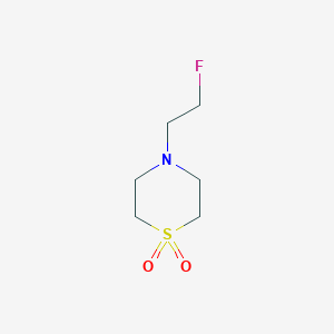 4-(2-Fluoroethyl)-1lambda6-thiomorpholine-1,1-dione