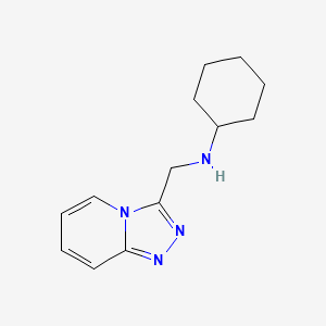 N-{[1,2,4]triazolo[4,3-a]pyridin-3-ylmethyl}cyclohexanamine