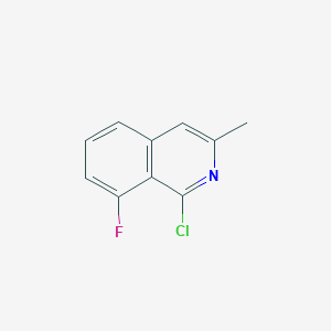 1-Chloro-8-fluoro-3-methylisoquinoline