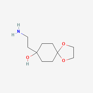 8-(2-Aminoethyl)-1,4-dioxaspiro[4.5]decan-8-ol