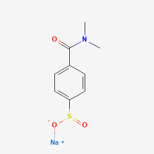 Sodium 4-(dimethylcarbamoyl)benzene-1-sulfinate