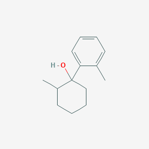 molecular formula C14H20O B13194356 2-Methyl-1-(2-methylphenyl)cyclohexan-1-OL 