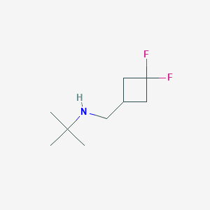 tert-Butyl[(3,3-difluorocyclobutyl)methyl]amine