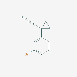 1-Bromo-3-(1-ethynylcyclopropyl)benzene