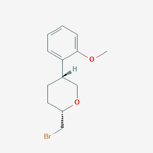 (2S,5R)-2-(Bromomethyl)-5-(2-methoxyphenyl)oxane