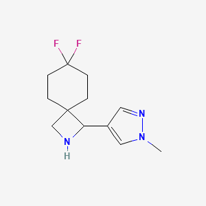 7,7-Difluoro-1-(1-methyl-1H-pyrazol-4-yl)-2-azaspiro[3.5]nonane