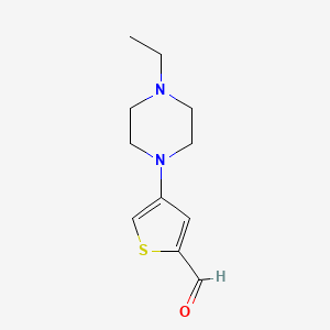 4-(4-Ethylpiperazin-1-YL)thiophene-2-carbaldehyde