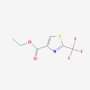 molecular formula C7H6F3NO2S B1319447 2-(三氟甲基)噻唑-4-羧酸乙酯 CAS No. 133046-46-5