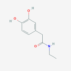 molecular formula C10H13NO3 B13194496 2-(3,4-Dihydroxyphenyl)-N-ethylacetamide 