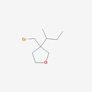 3-(Bromomethyl)-3-(butan-2-yl)oxolane