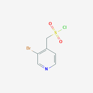 (3-Bromopyridin-4-yl)methanesulfonyl chloride