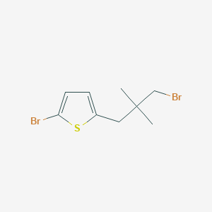 2-Bromo-5-(3-bromo-2,2-dimethylpropyl)thiophene