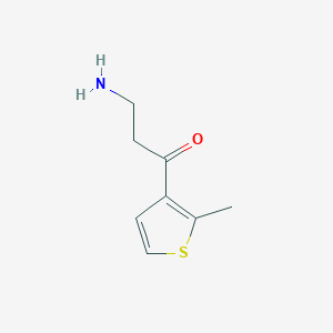 3-Amino-1-(2-methylthiophen-3-yl)propan-1-one