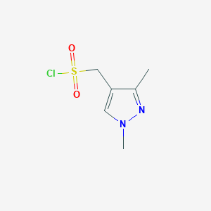 (1,3-dimethyl-1H-pyrazol-4-yl)methanesulfonyl chloride