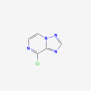 molecular formula C5H3ClN4 B1319473 8-氯代[1,2,4]三唑并[1,5-a]哒嗪 CAS No. 74803-32-0