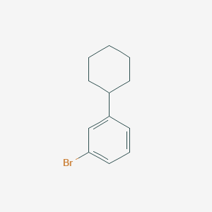 molecular formula C12H15B B1319476 1-Bromo-3-cyclohexylbenzene CAS No. 19920-84-4