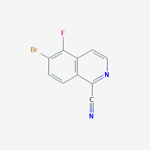 6-Bromo-5-fluoroisoquinoline-1-carbonitrile