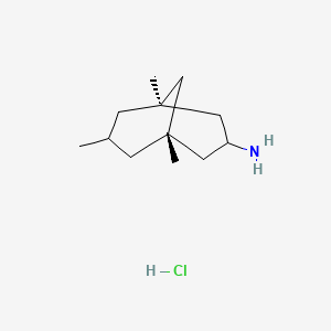 (1R,3R,5S,7s)-1,5,7-trimethylbicyclo[3.3.1]nonan-3-amine hydrochloride