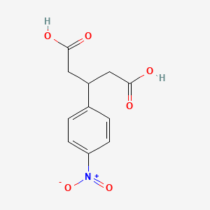 molecular formula C11H11NO6 B1319485 3-(4-硝基苯基)戊二酸 CAS No. 92289-14-0