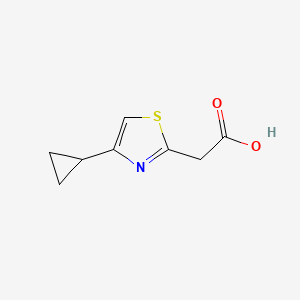 2-(4-cyclopropyl-1,3-thiazol-2-yl)acetic Acid