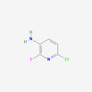molecular formula C5H4ClIN2 B1319488 6-氯-2-碘吡啶-3-胺 CAS No. 400777-06-2
