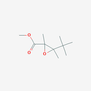 molecular formula C10H18O3 B13194933 Methyl 3-tert-butyl-2,3-dimethyloxirane-2-carboxylate 