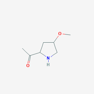 1-(4-Methoxypyrrolidin-2-yl)ethan-1-one