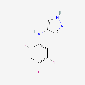 N-(2,4,5-Trifluorophenyl)-1H-pyrazol-4-amine