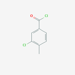 molecular formula C8H6Cl2O B1319503 3-氯-4-甲基苯甲酰氯 CAS No. 21900-30-1